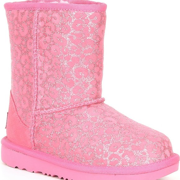 UGG Other - NIB UGG Classic II Glitter Leopard Boot TODDLER 6